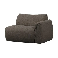 Baggy 1-zits element met arm rechts warmgrijs melange
