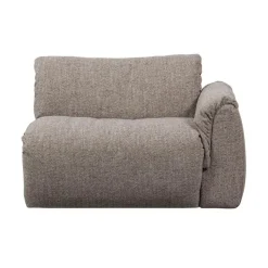 Baggy 1-zits element met arm rechts bruin melange