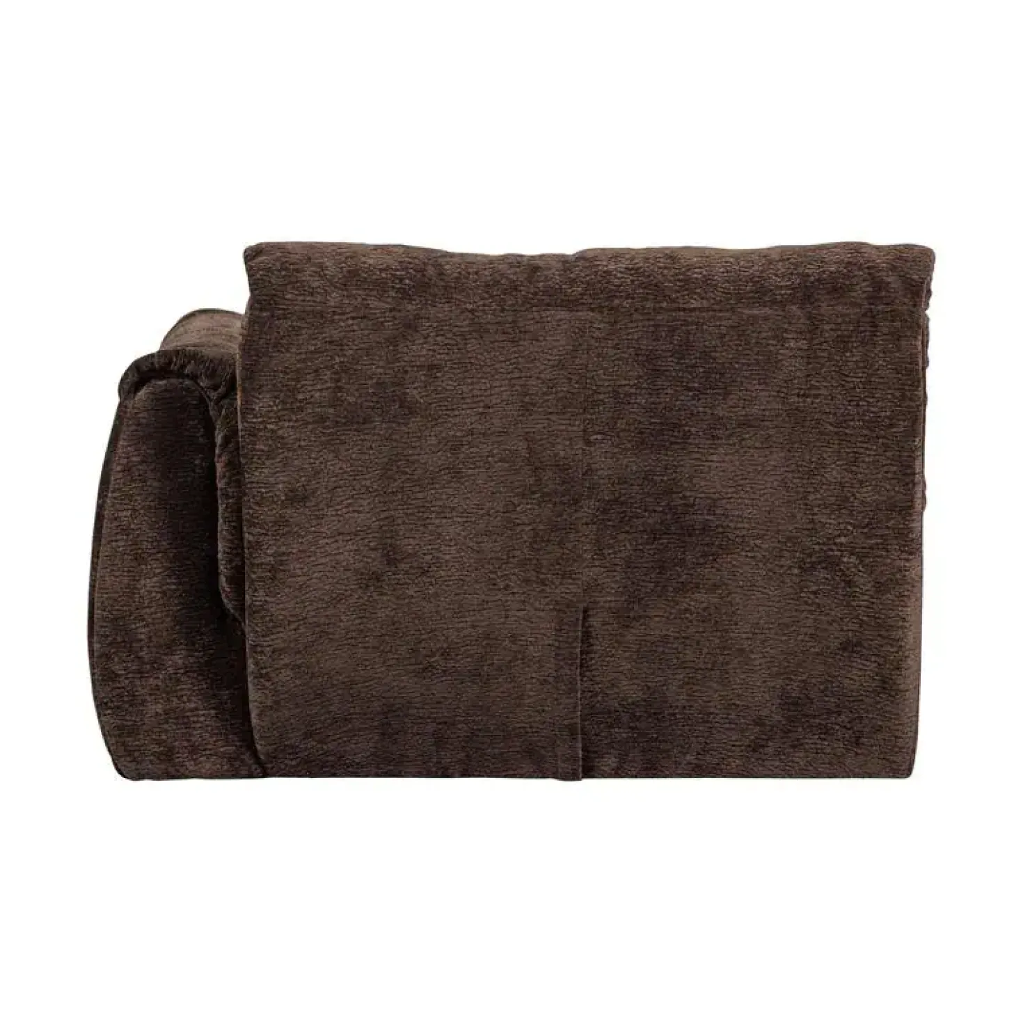 Baggy 1-zits element met arm rechts chenille donkerbruin