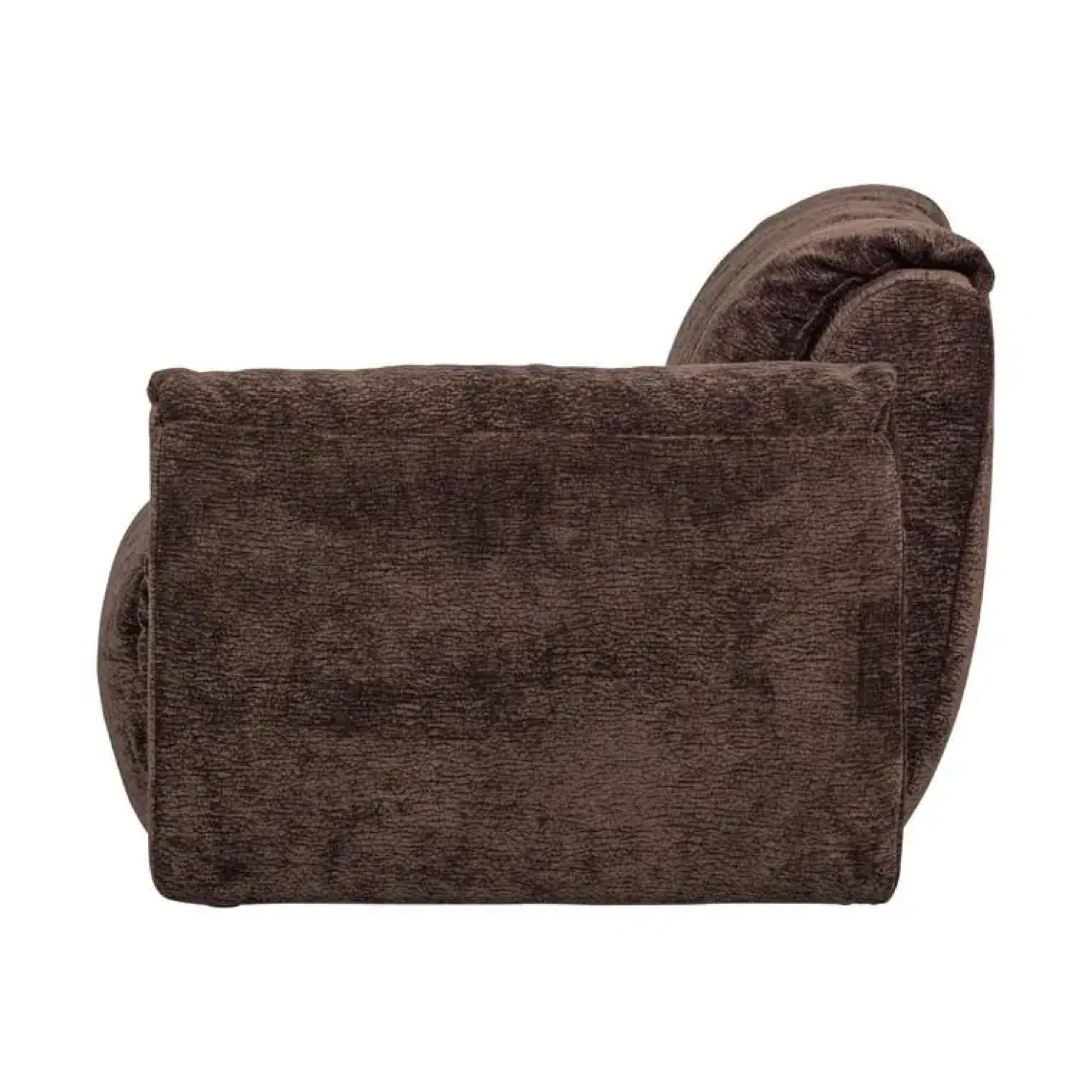 Baggy 1-zits element met arm rechts chenille donkerbruin