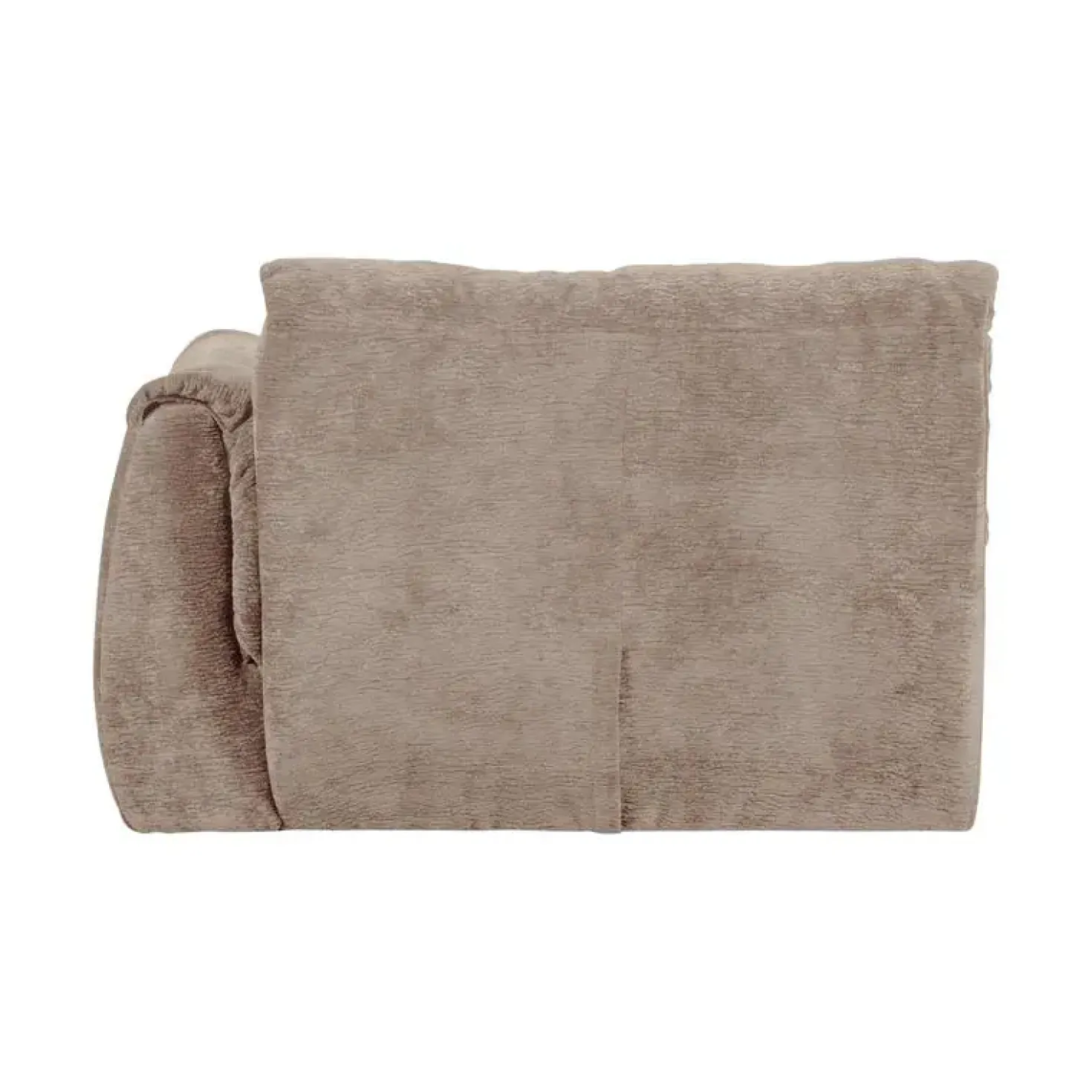 Baggy 1-zits element met arm rechts chenille zand