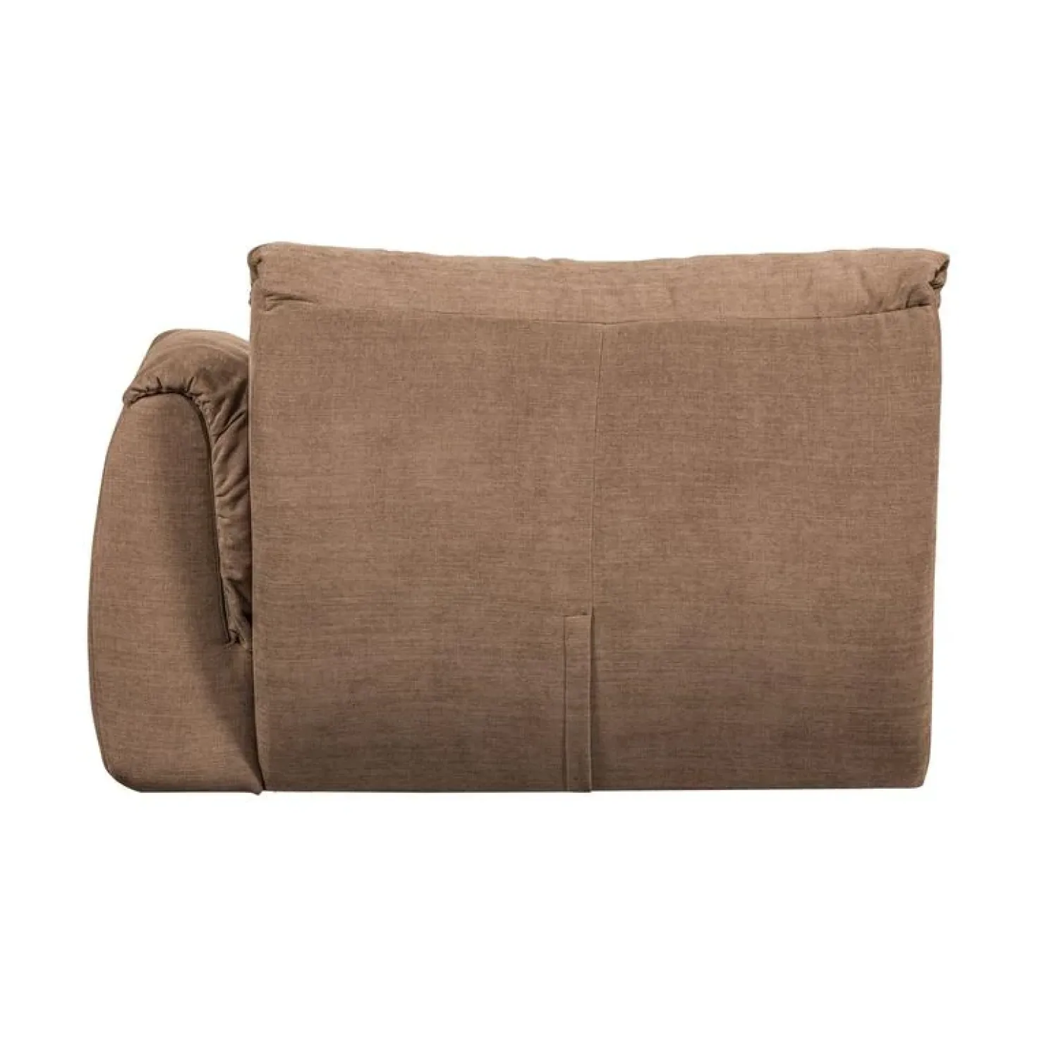 Baggy 1-zits element met arm rechts geweven chenille bruin
