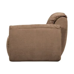 Baggy 1-zits element met arm rechts geweven chenille bruin