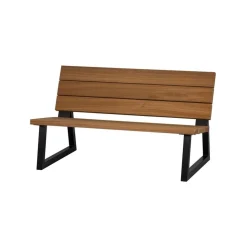 Banco Tuinbank hout/metaal naturel 138cm