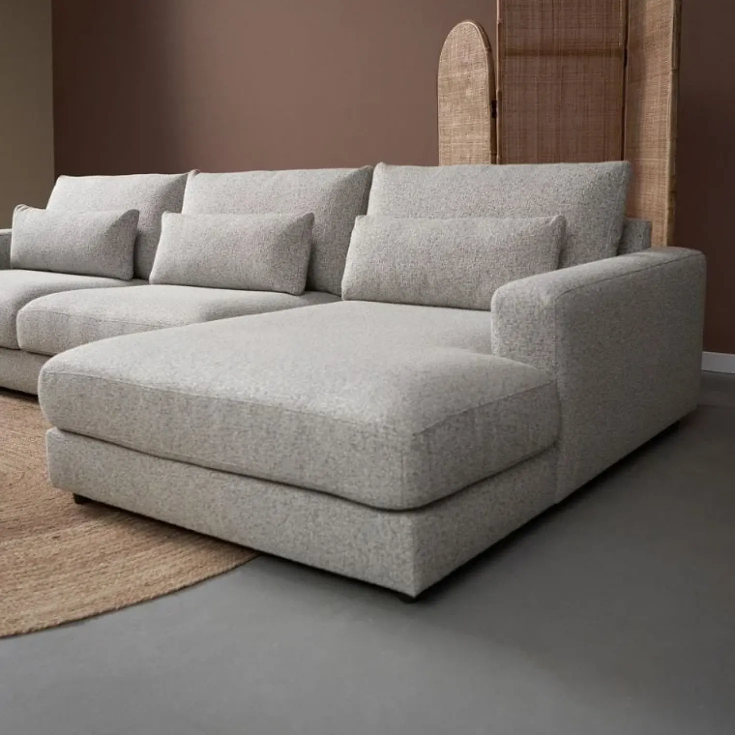 Bank Como met chaise longue rechts – Grijs Puente 09 general