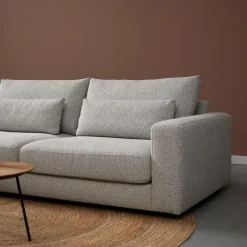 Bank Como met ronde chaise longue links - Grijs Puente 09 general