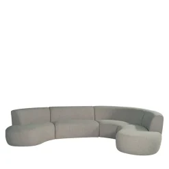 Bank Florence Grijs Boucle 350cm