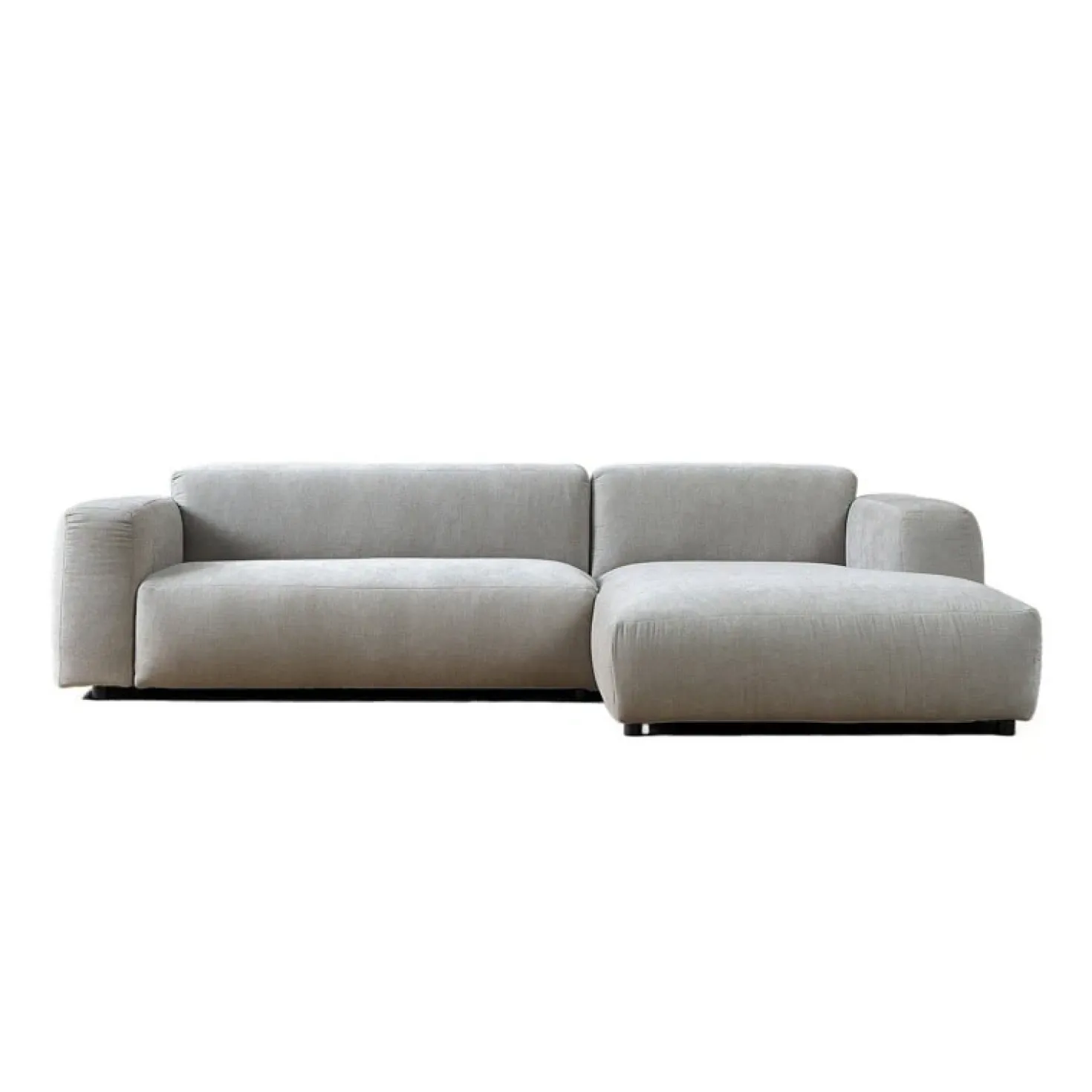 Bank Ocean Chaise longue rechts - Boston Cement Linnen