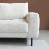 Bank Oreo Chaise longue links bouclé wit