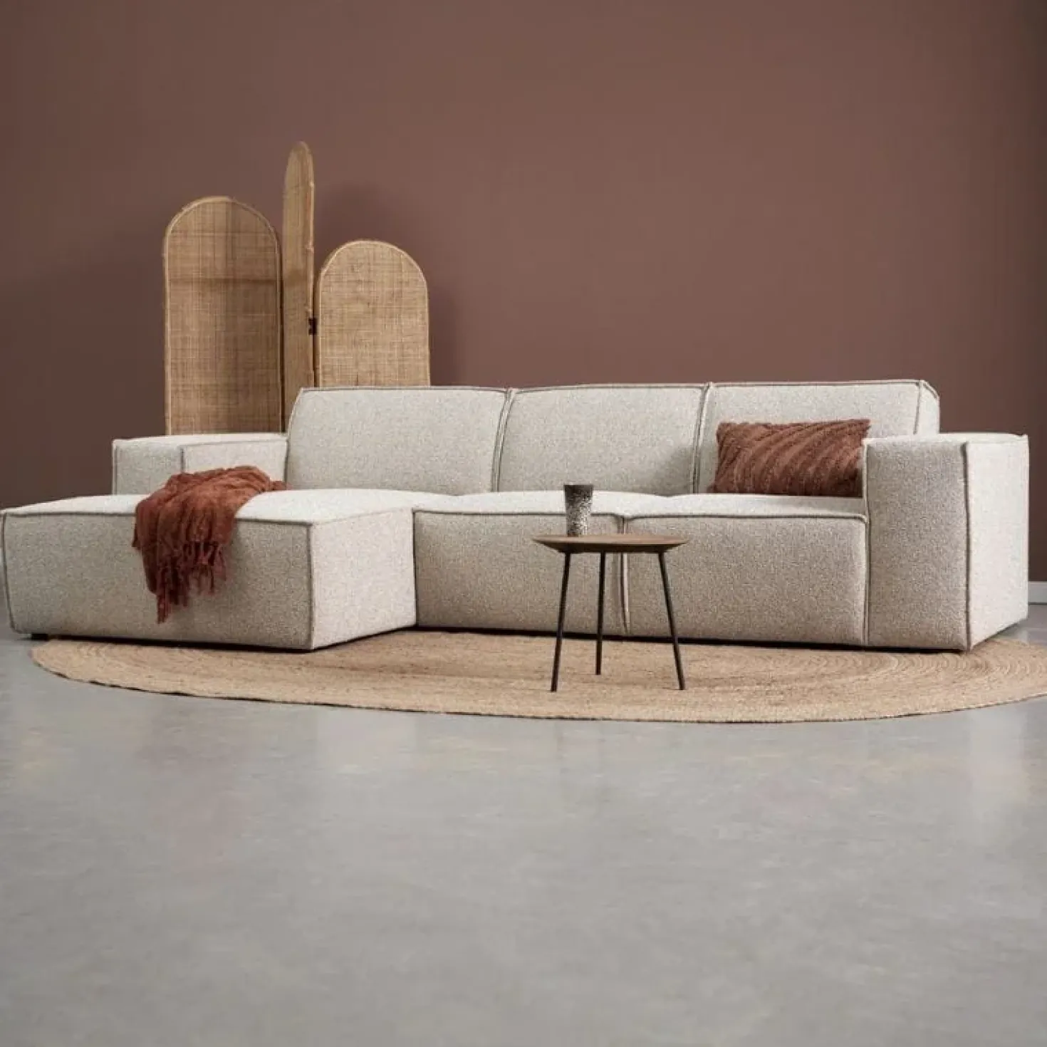 Bank Play Chaise longue links - Serenity 03 stof