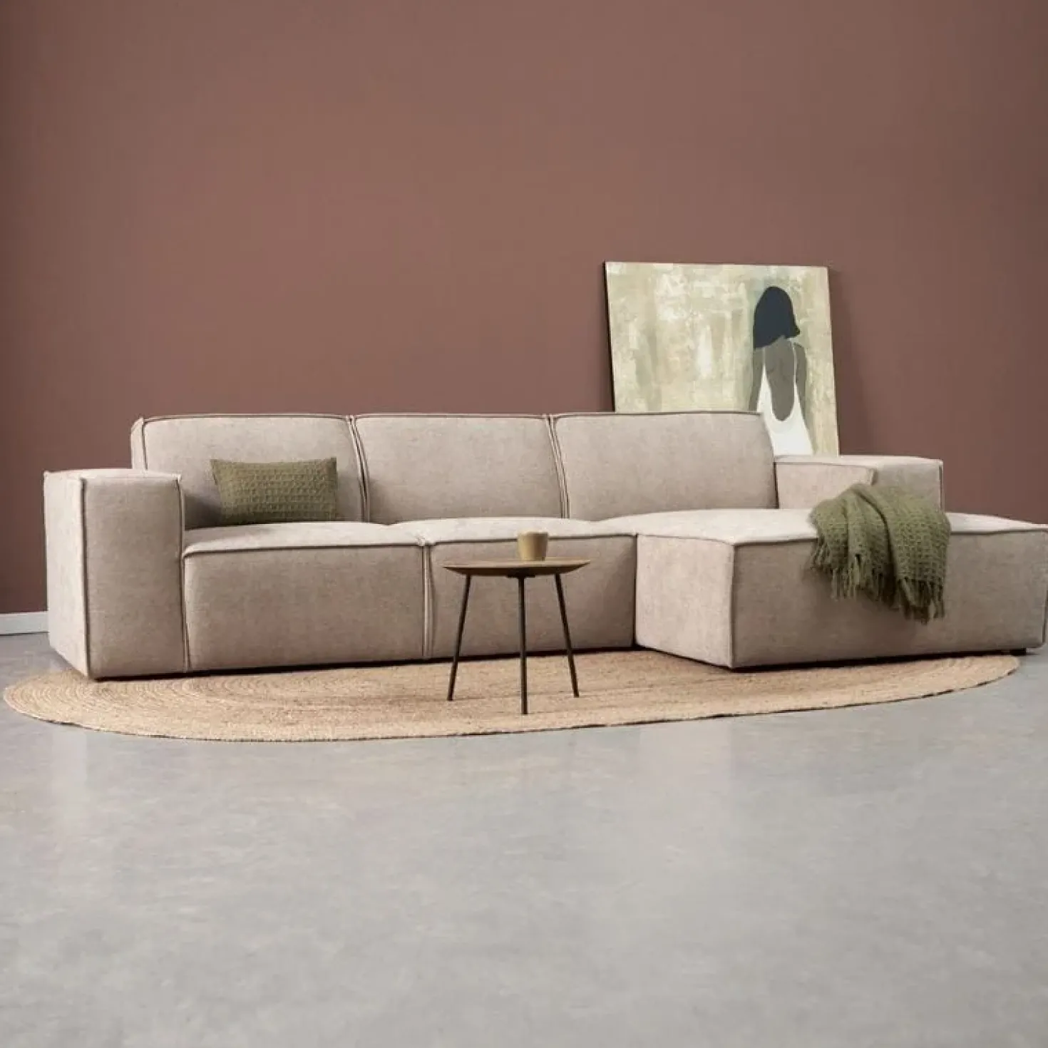 Bank Play Chaise longue rechts - Tesla 2003 stof