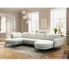 Bank Soof in U opstelling Longchair arm links+2-zits zonder arm+Divan arm rechts