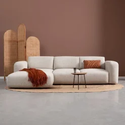 Bank Soul Chaise longue links - Sole 05 stof