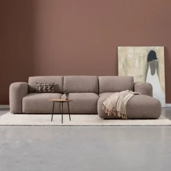 Bank Soul Chaise longue rechts - Sole 27 stof