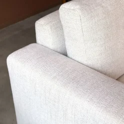 Bank Uno Chaise longue links Modesto wit