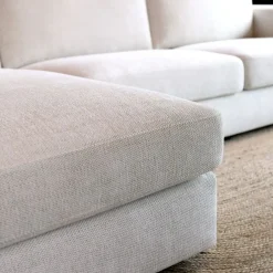 Bank Uno Chaise longue links Modesto wit