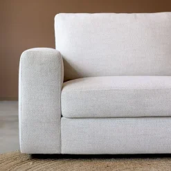 Bank Uno Chaise longue rechts Modesto wit