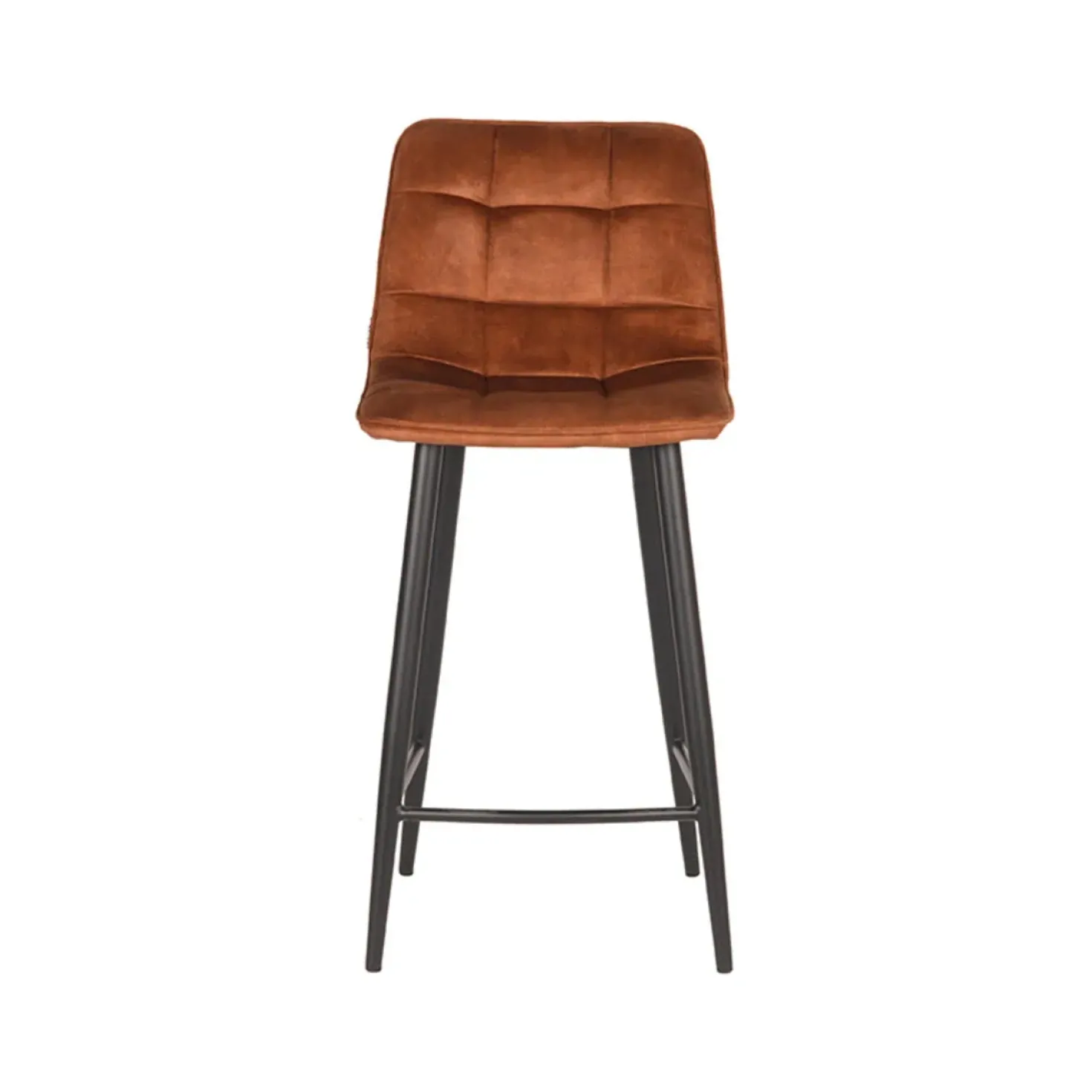 Barkruk Jelt Oker Velours 45cm