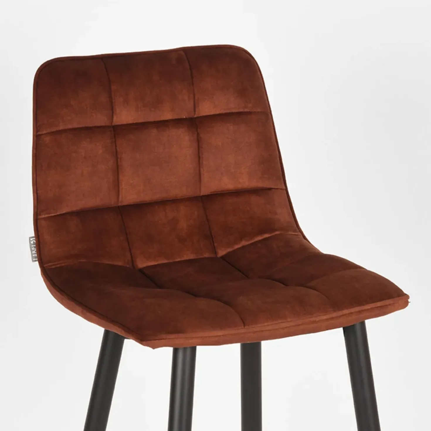 Barkruk Jelt Rust Velours Zithoogte 65