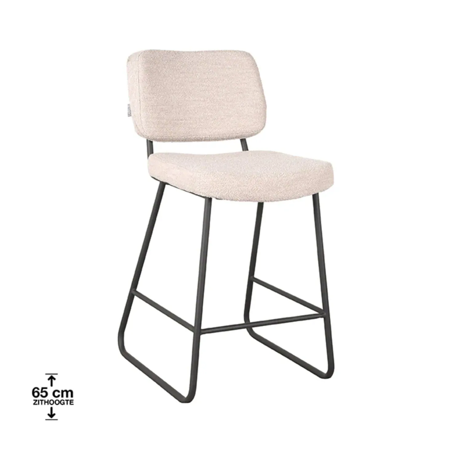 Barkruk Noah Naturel Boucle