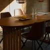 Barlet uitschuifbare Eettafel Eikenhout 200cm