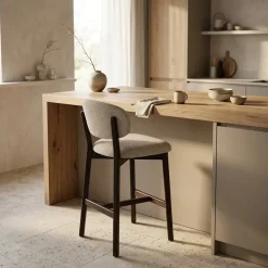 Barstoel Mikky Bruin Taupe