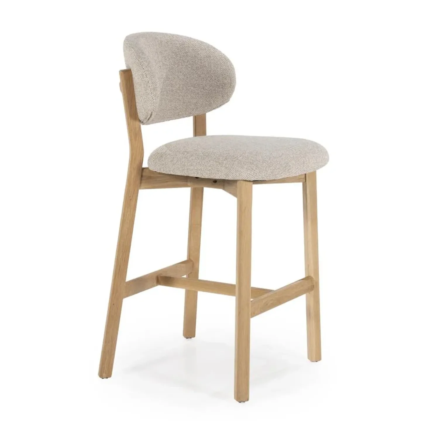 Barstoel Mikky Naturel Taupe