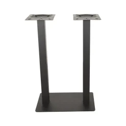 Bartafel Tafelpoot Dubbel Zwart Metaal Dubbel 108cm