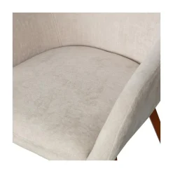 Base Eetkamerstoel velvet melange zand