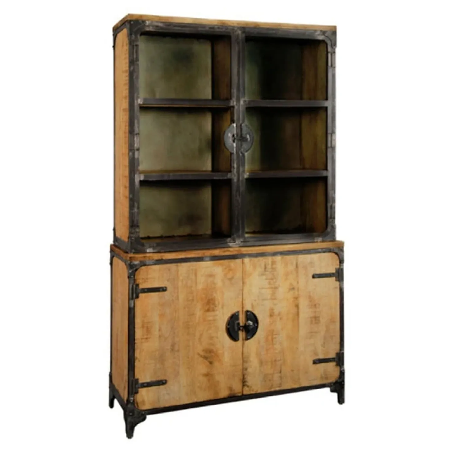 Basto Vitrinekast 4 drs mango naturel matt