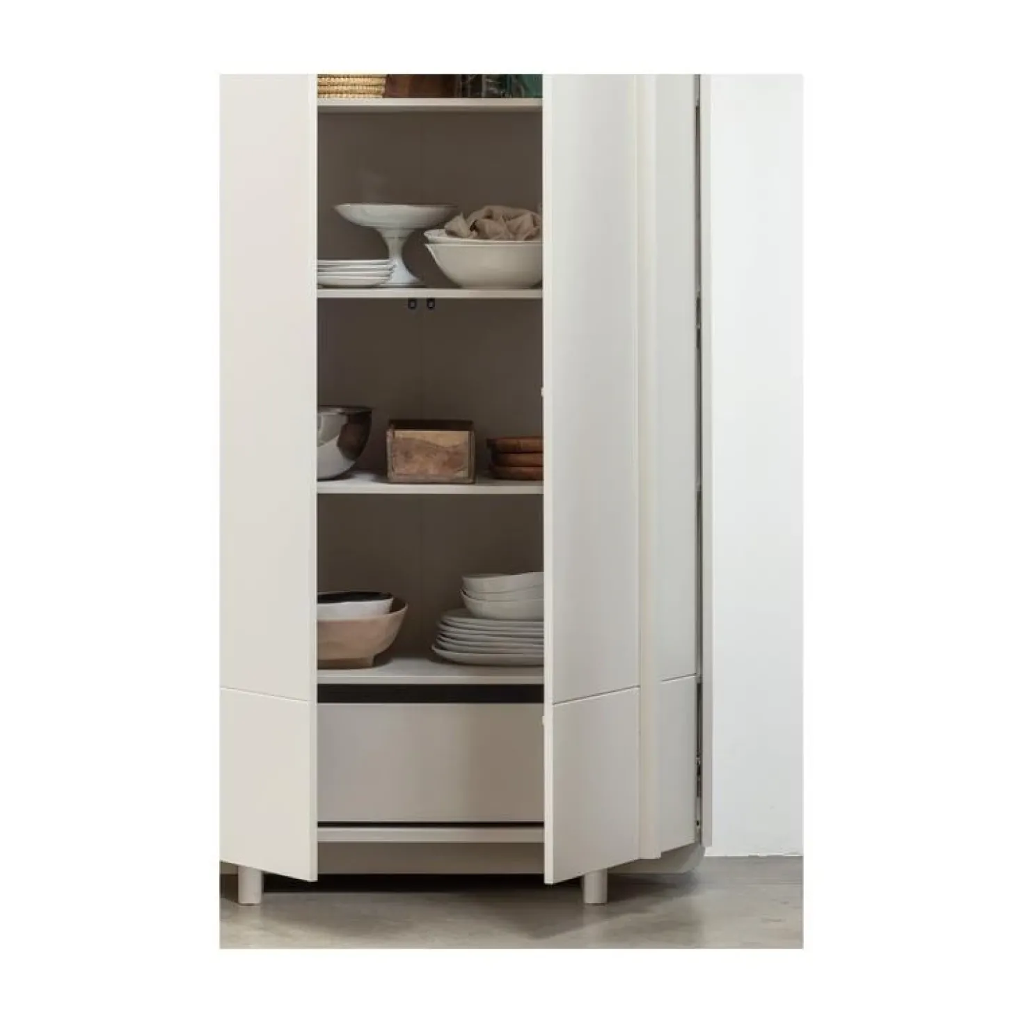 Basu Wandkast grenen dust 101 cm