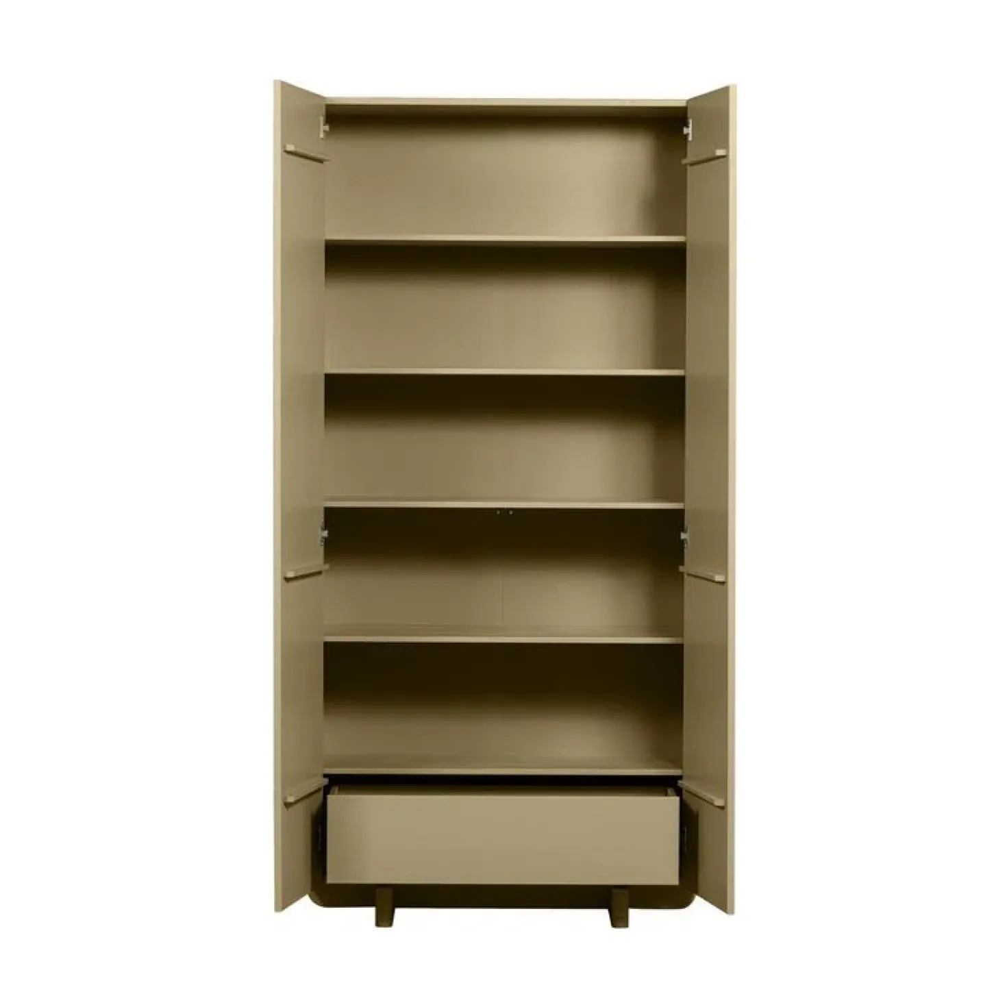 Basu Wandkast grenen moss 101 cm