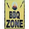 BBQ Zone - metalen bord