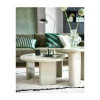 Beach Bijzettafel mangohout grijs 64cm