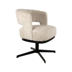 Beau eetkamerfauteuil draaipoot Naturel