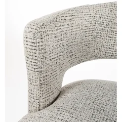 Beau eetkamerfauteuil draaipoot Gebroken wit