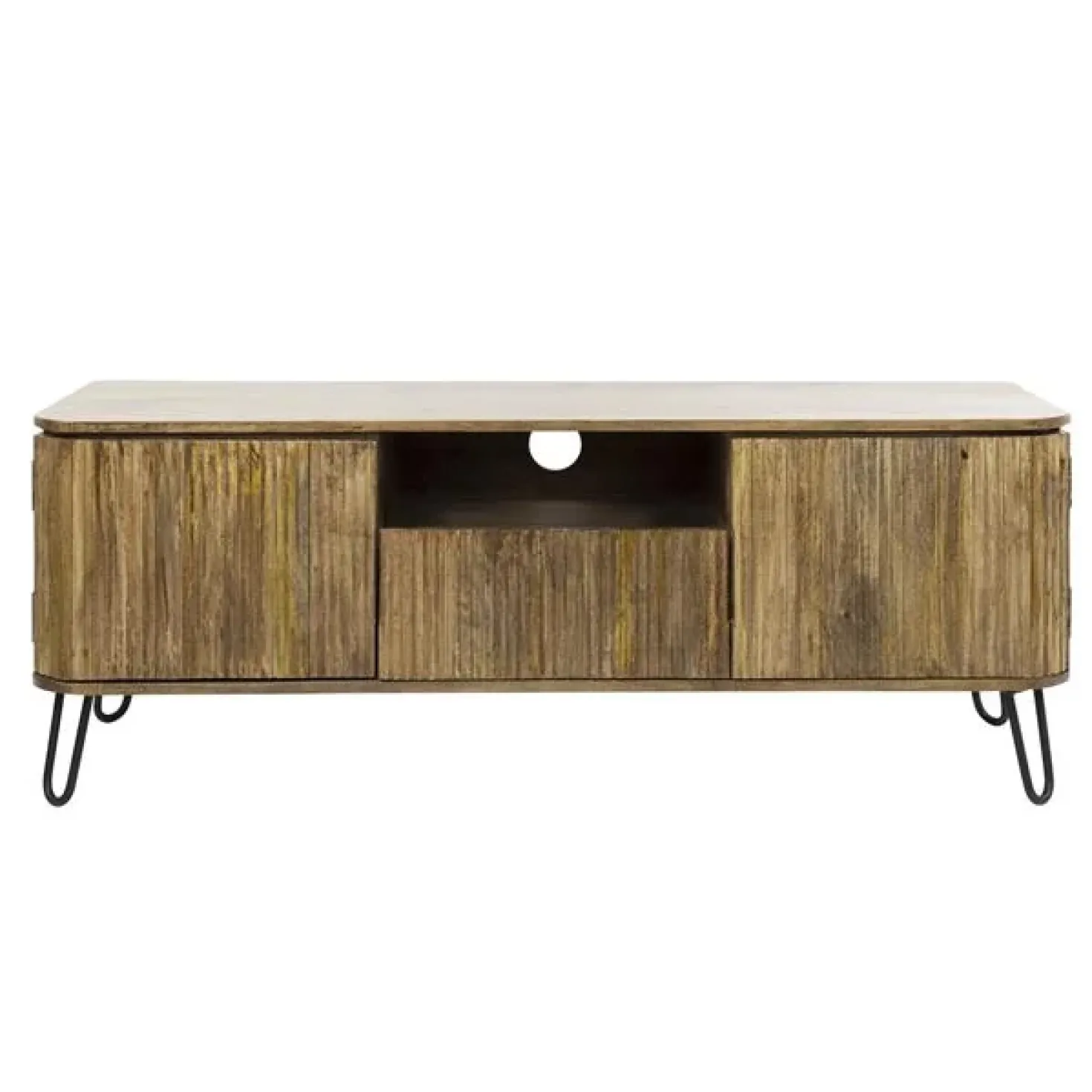 Belisa TV-meubel mangohout zandkleur 135cm