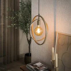 Bellamy 1-lichts Hanglamp Beige