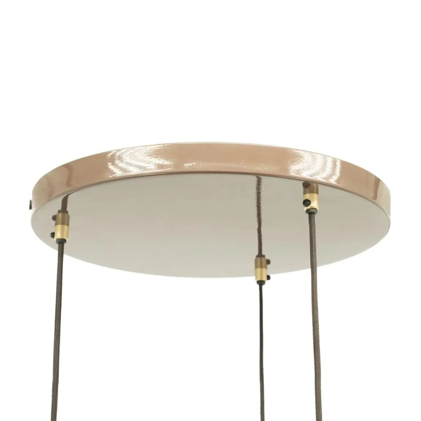 Bellure 3-lichts getrapte Hanglamp Bruin