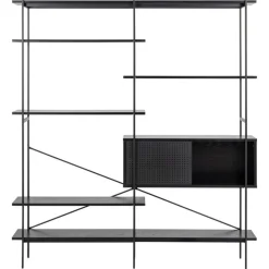Belvero Boekenkast XL Zwart 172cm