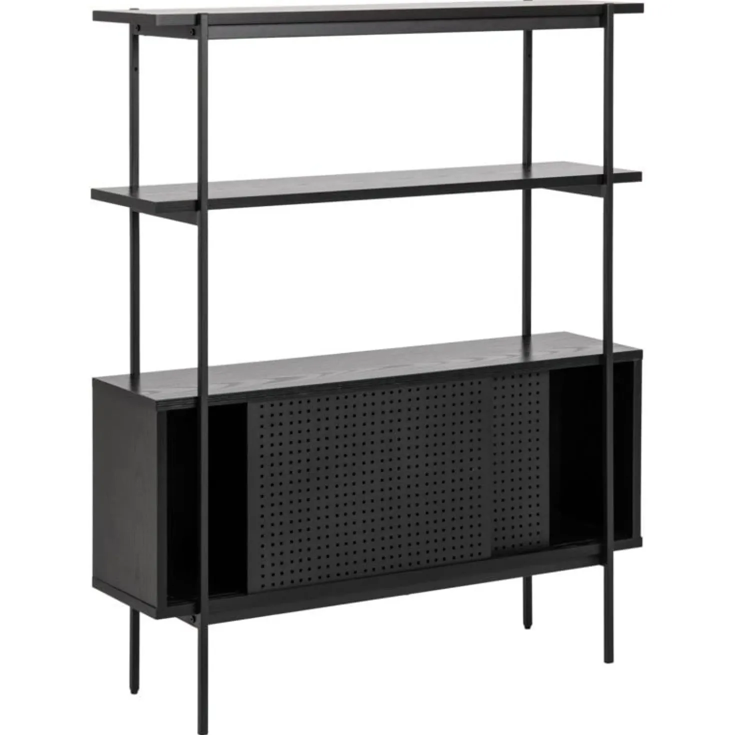 Belvero Boekenkast Zwart 94cm