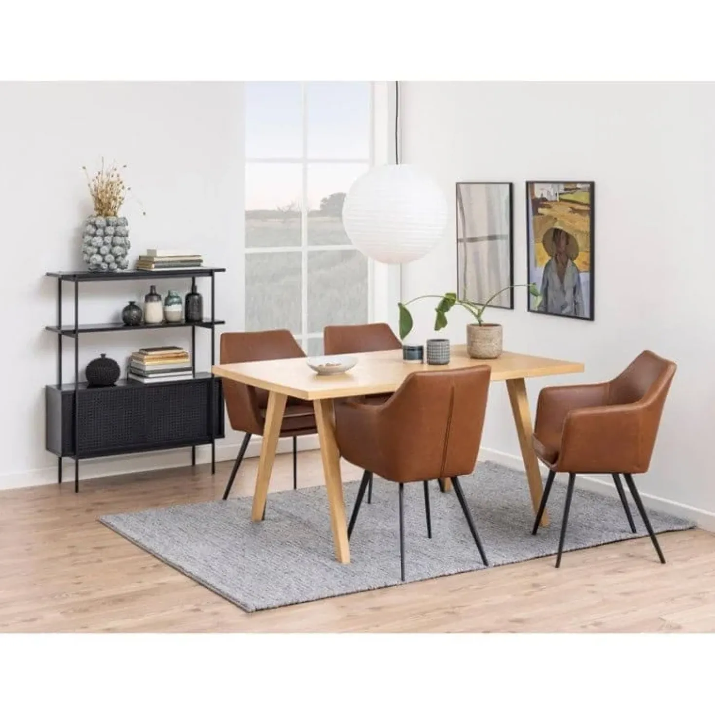 Belvero Boekenkast Zwart 94cm