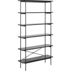 Belvero open Boekenkast Zwart 94cm