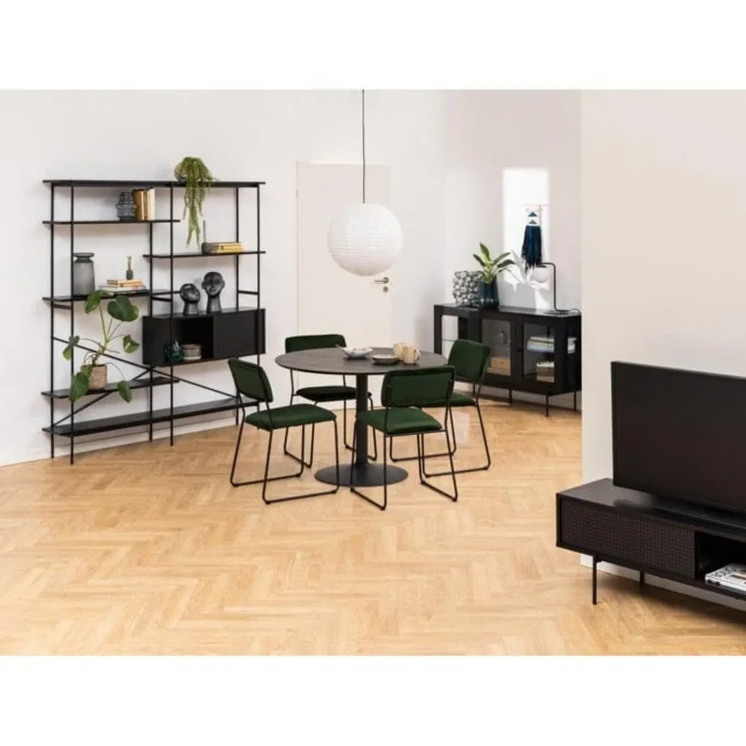 Belvero Tv meubel Zwart 140cm