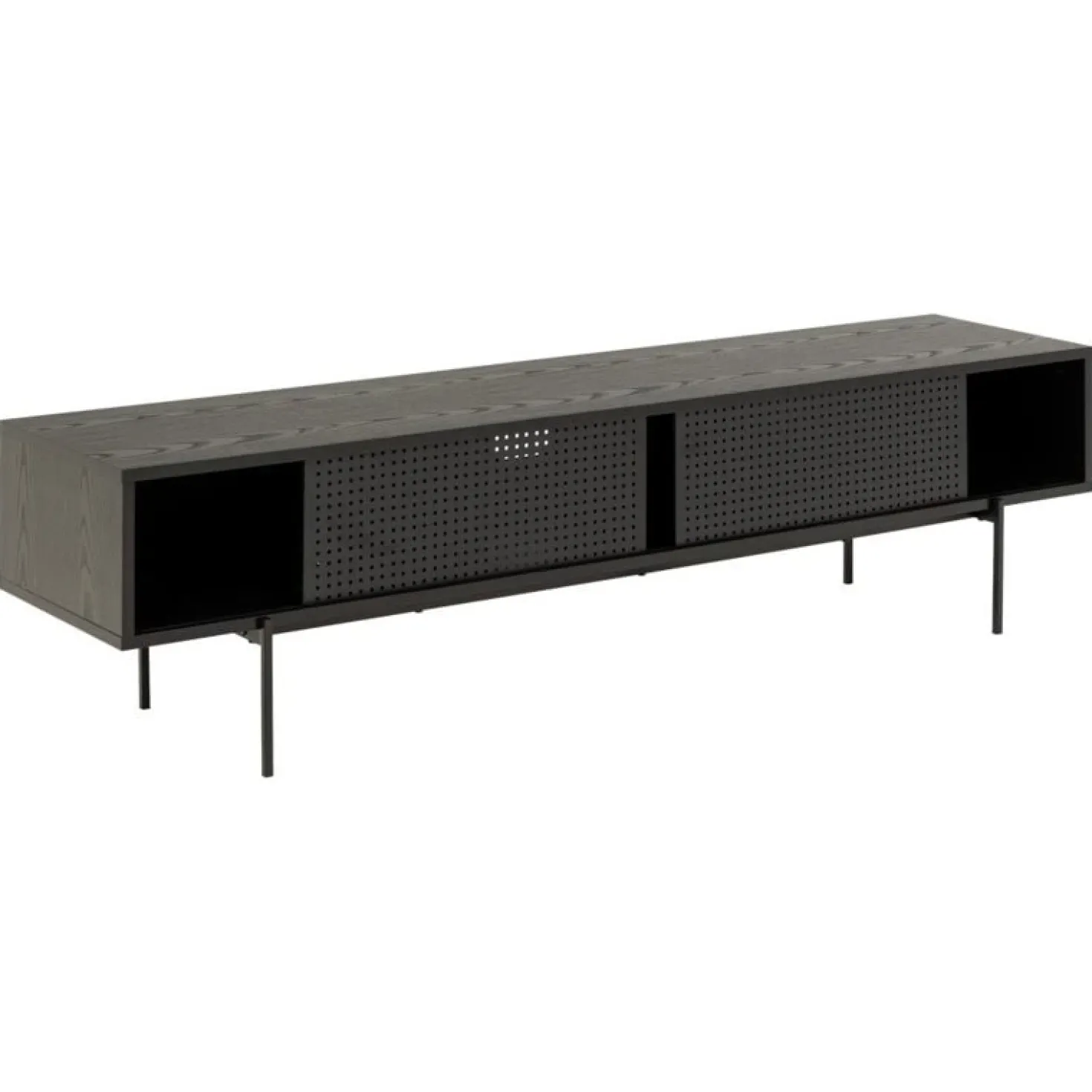 Belvero Tv meubel Zwart 180cm