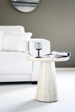 Bijzettafel Aime 45×45 beige