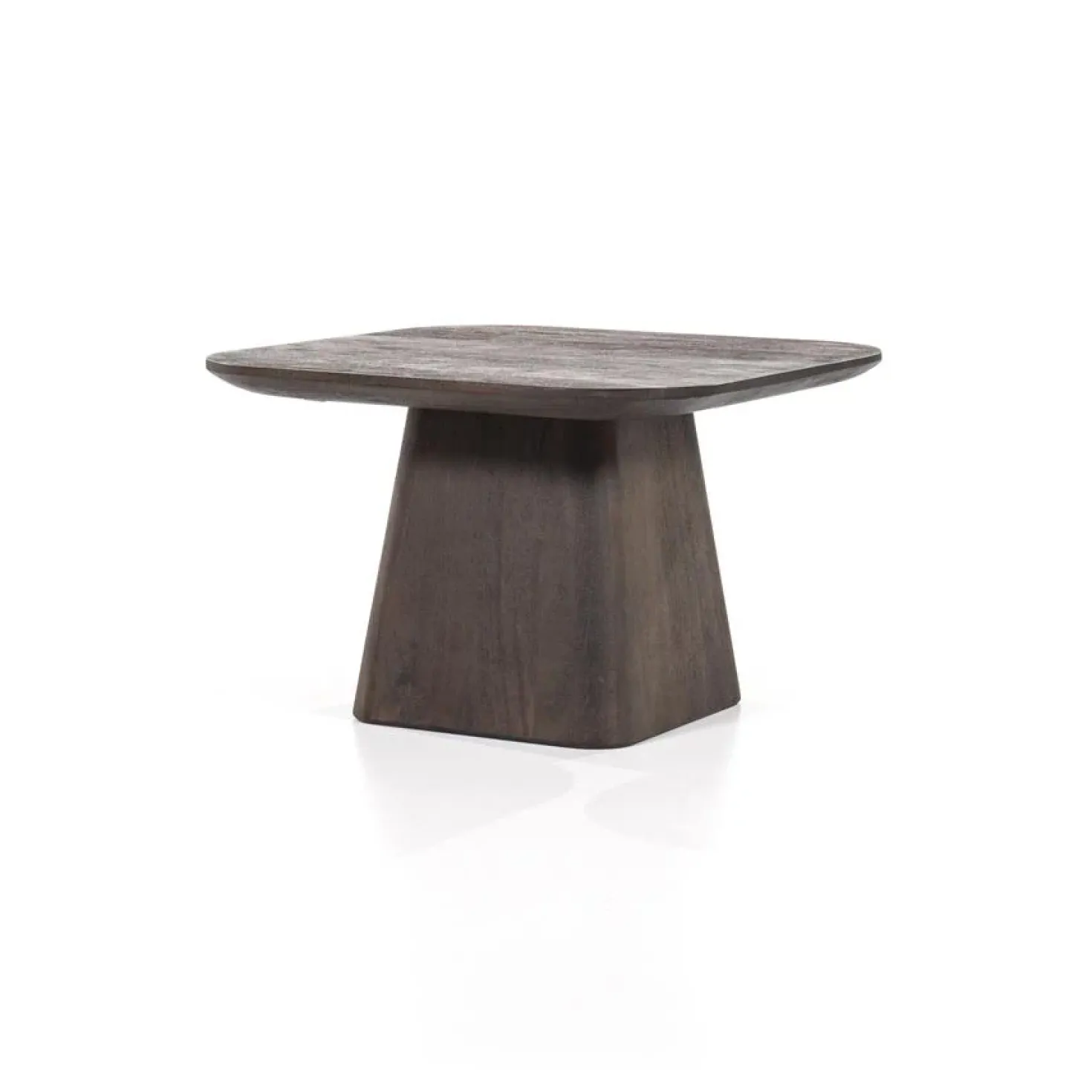 Bijzettafel Aron vierkant 60×60 bruin