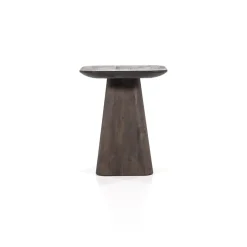 Bijzettafel Aron vierkant 40×40 bruin