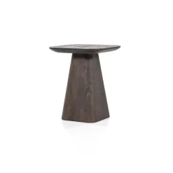 Bijzettafel Aron vierkant 40×40 bruin