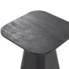 Bijzettafel Aron vierkant 40×40 zwart